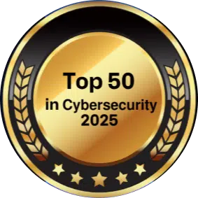 Top 50 in Cybersecurity 2025 award